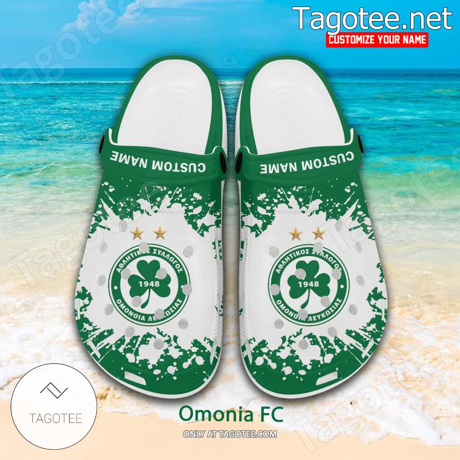 Omonia FC Logo Custom Crocs Clogs - BiShop a