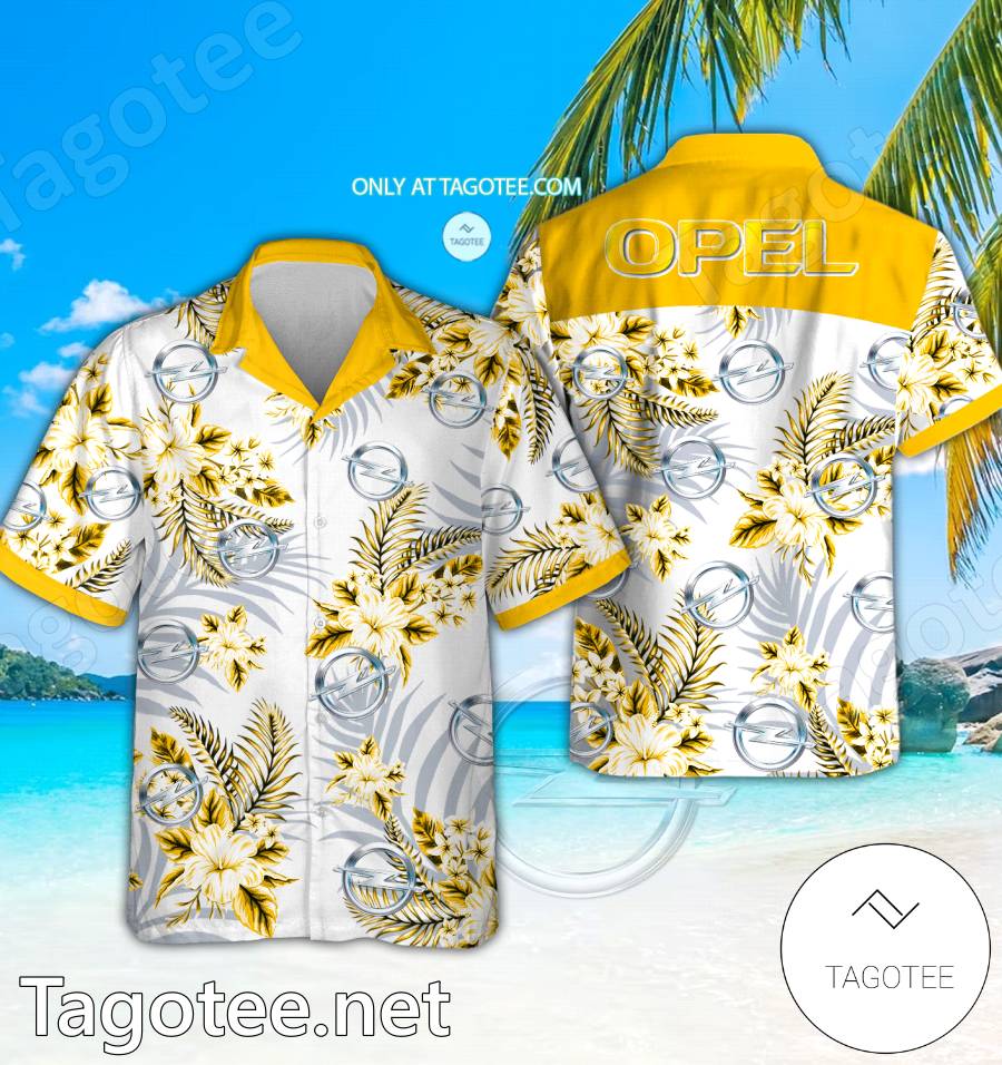 Opel Logo Hawaiian Shirt And Shorts - EmonShop