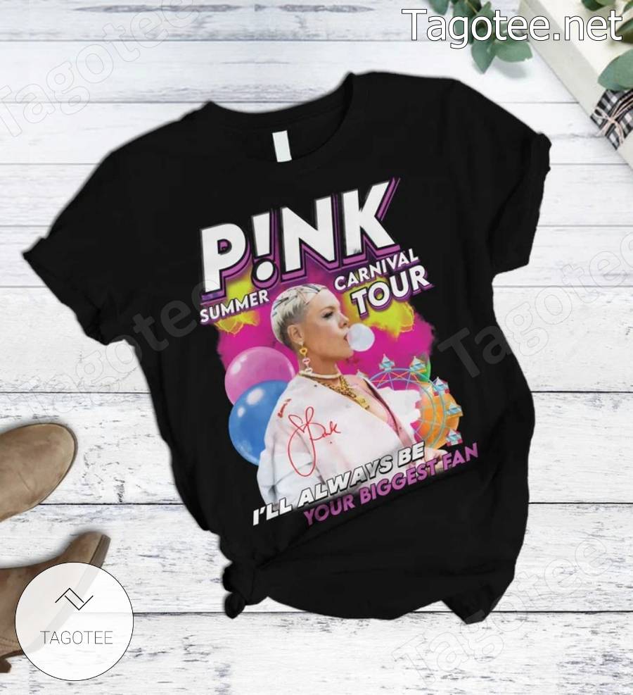 Pink Summer Carnival Tour I'll Always Be Your Biggest Fan Pajamas Set a