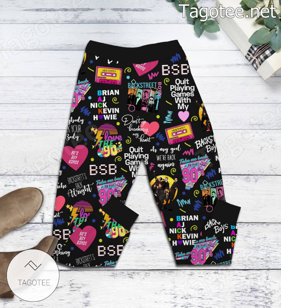 Quit Playing Games With My Backstreet Boys Pajamas Set - Tagotee