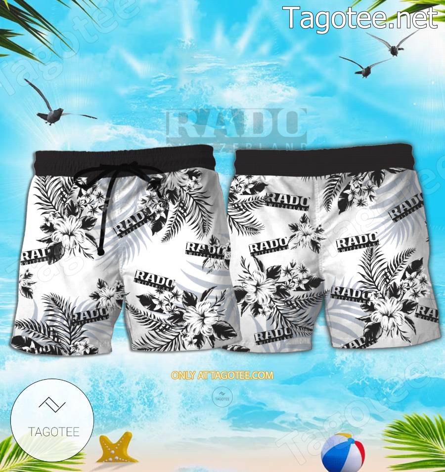 Rado Watch Logo Hawaiian Shirt And Shorts - BiShop a