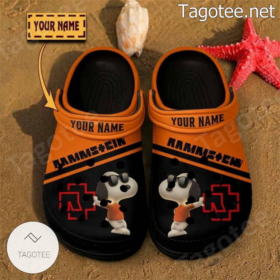 Rammstein Snoopy Music Personalized Crocs Clogs