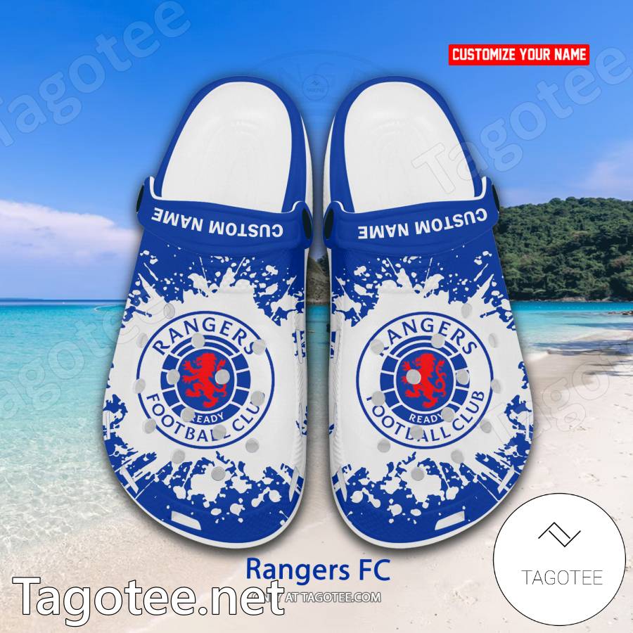 Rangers FC Custom Crocs Clogs - BiShop a