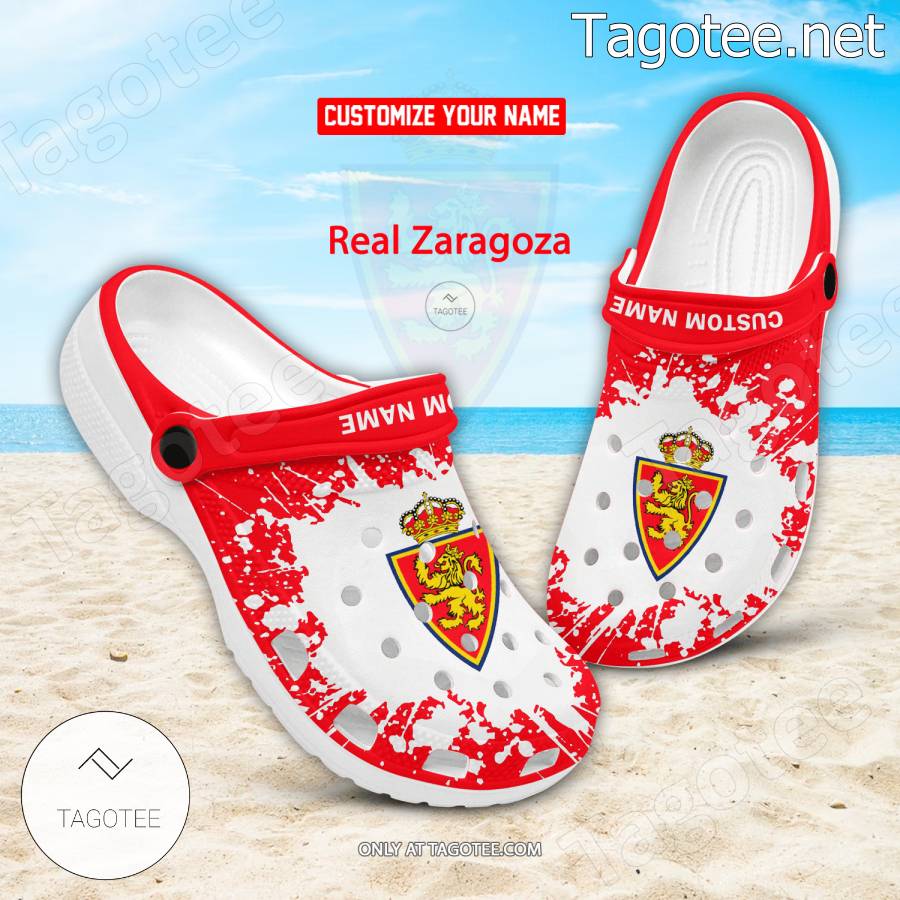 Real Zaragoza Custom Crocs Clogs - BiShop