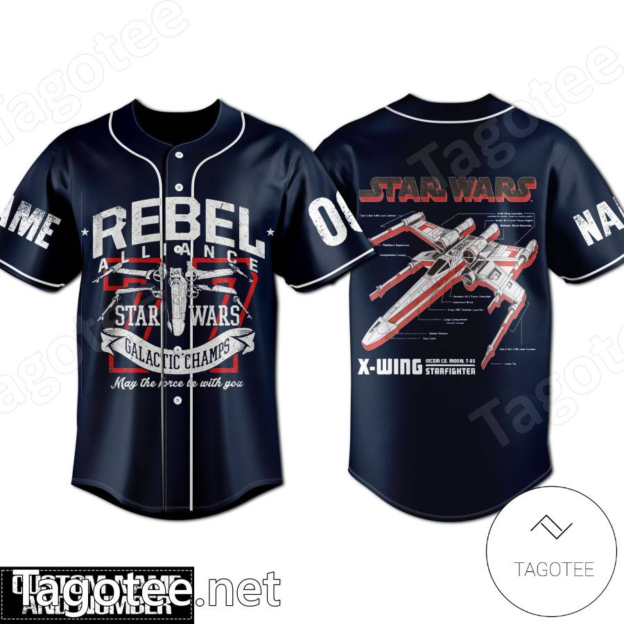 Personalized Star Wars Rebel Baseball Jersey - TAGOTEE