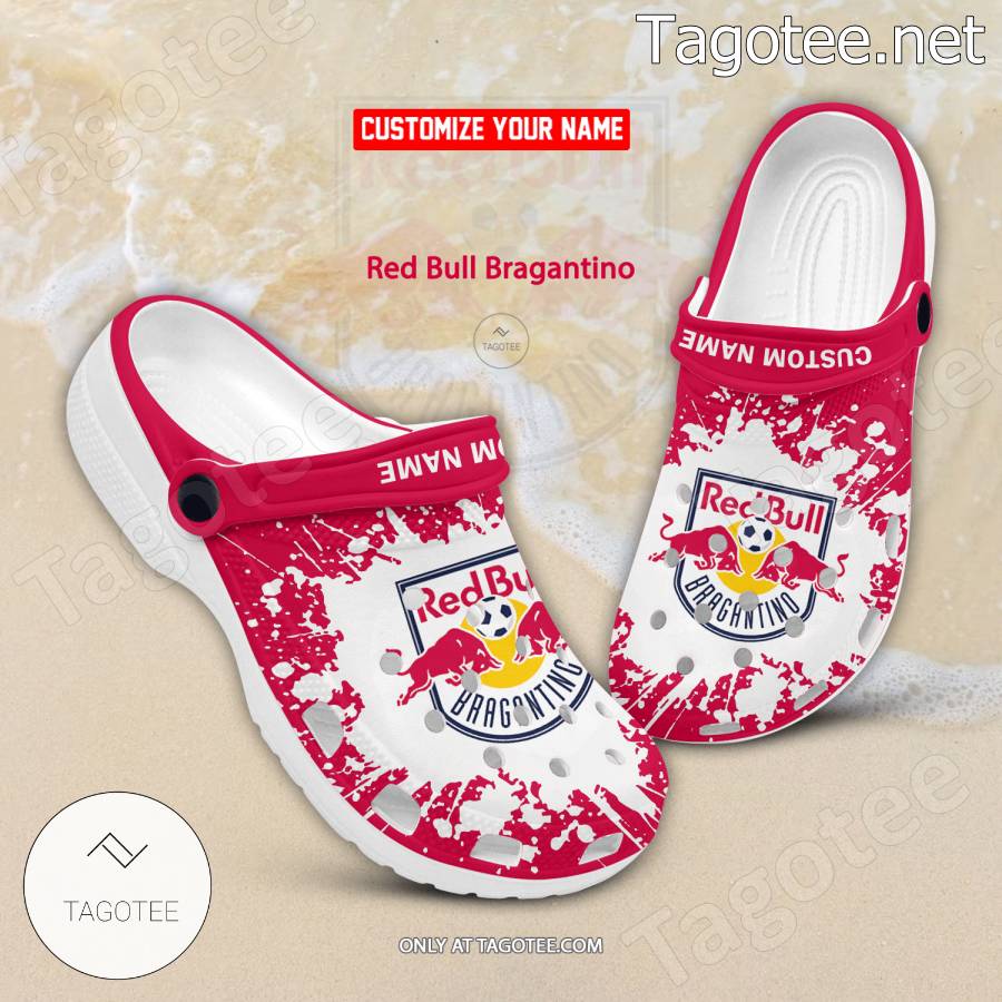 Red Bull Bragantino Custom Crocs Clogs - BiShop