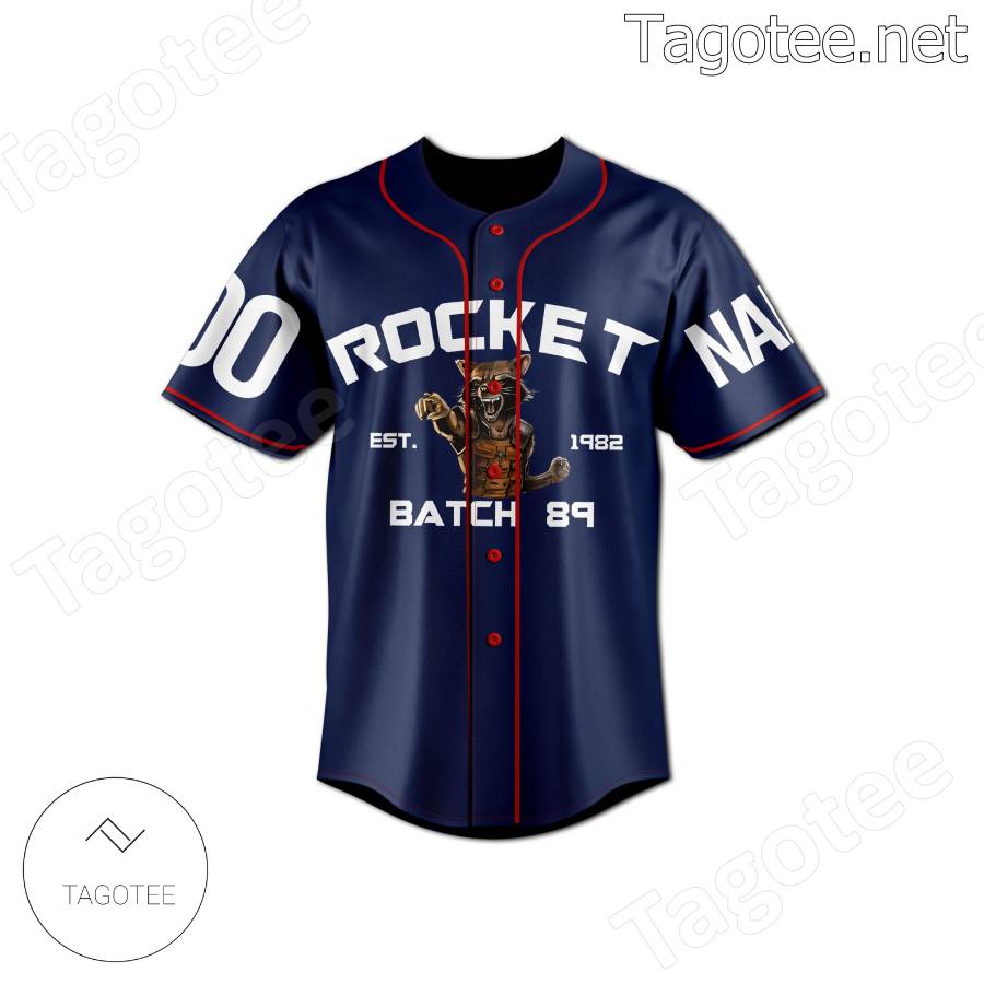 Rocket Batch 89 Personalized Baseball Jersey Tagotee