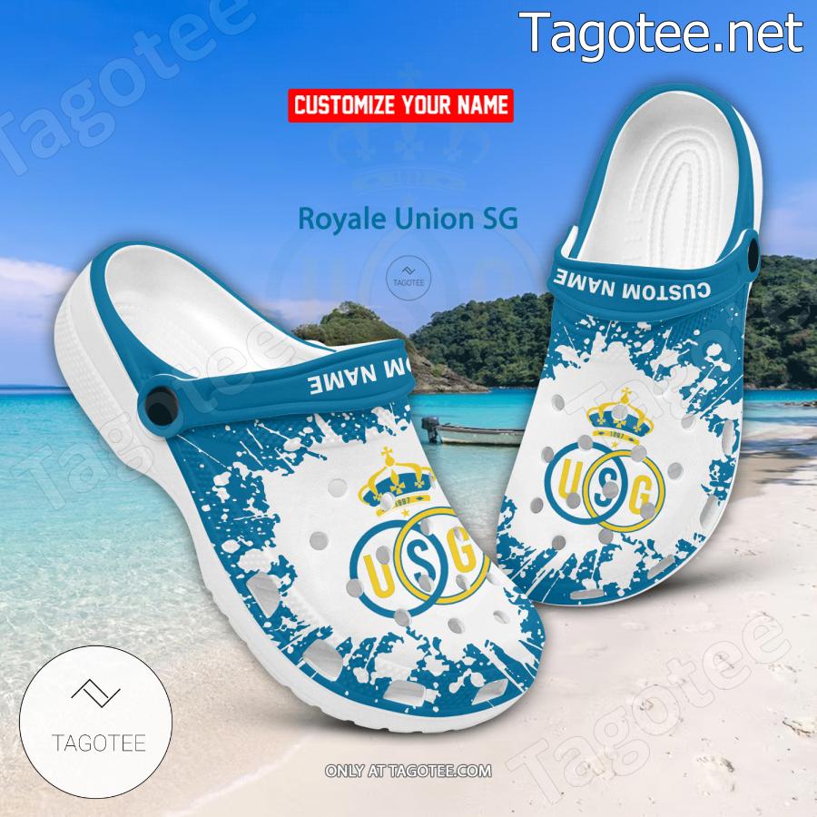 Royale Union SG Logo Custom Crocs Clogs - BiShop