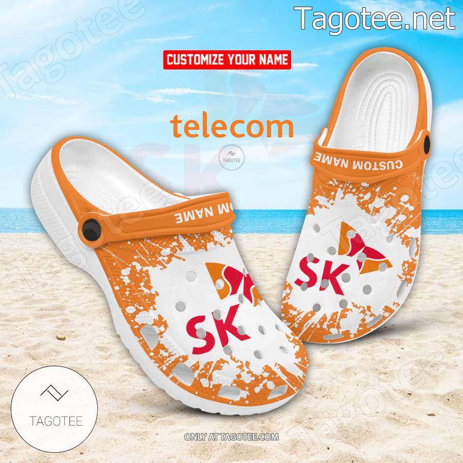 SK Telecom Logo Crocs Clogs - BiShop