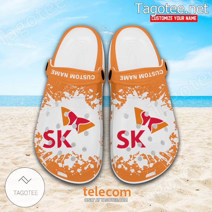 SK Telecom Logo Crocs Clogs - BiShop a