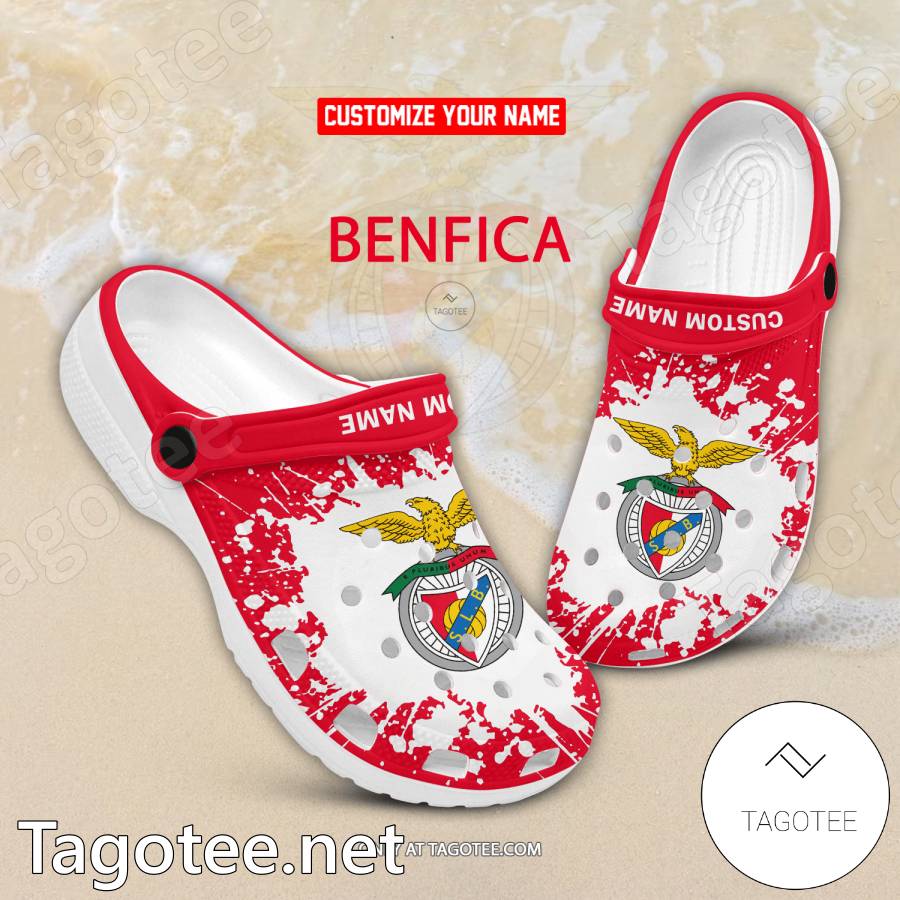 SL Benfica Custom Crocs Clogs - BiShop