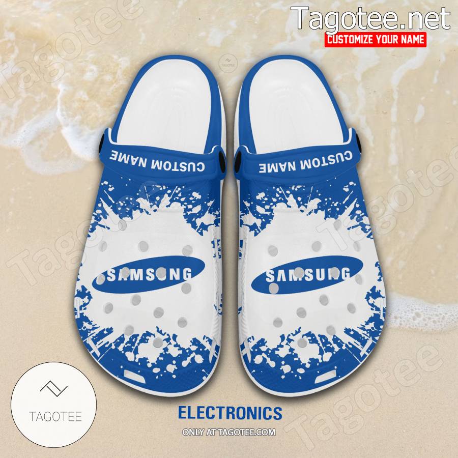 Samsung Electronics Logo Crocs Clogs - BiShop a