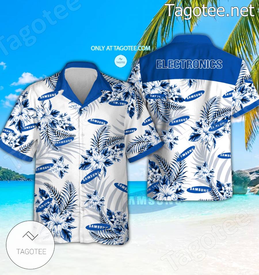 Samsung Electronics Logo Hawaiian Shirt And Shorts - BiShop