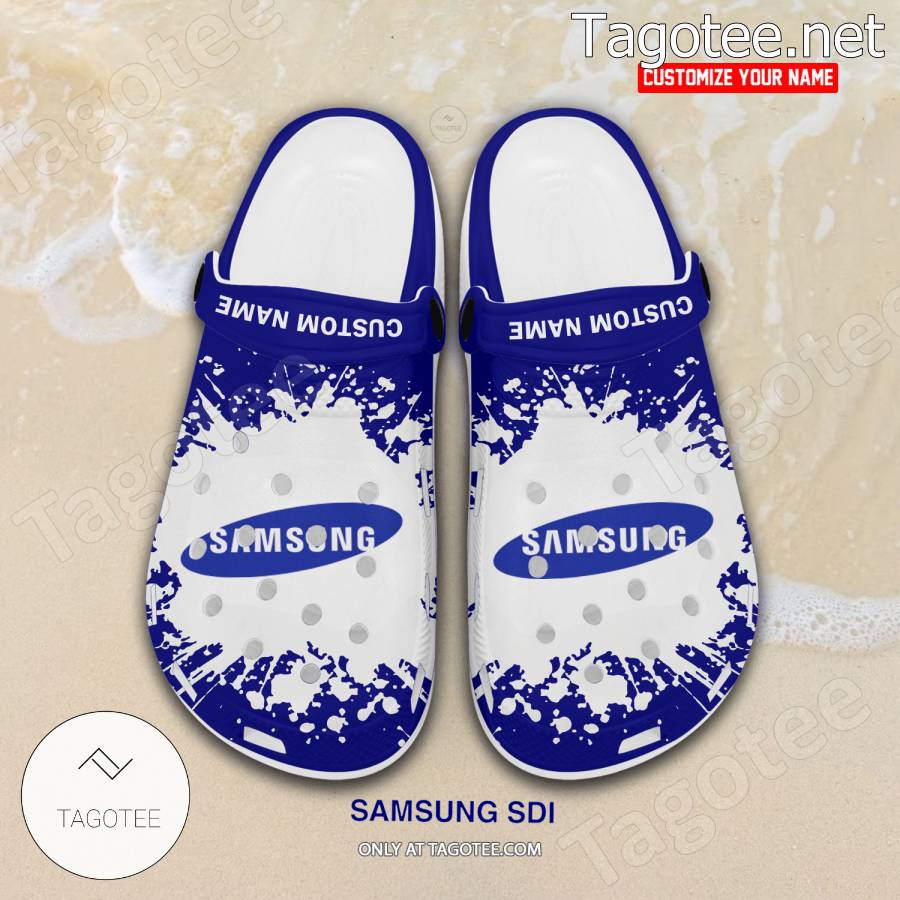 Samsung SDI Logo Crocs Clogs - BiShop a