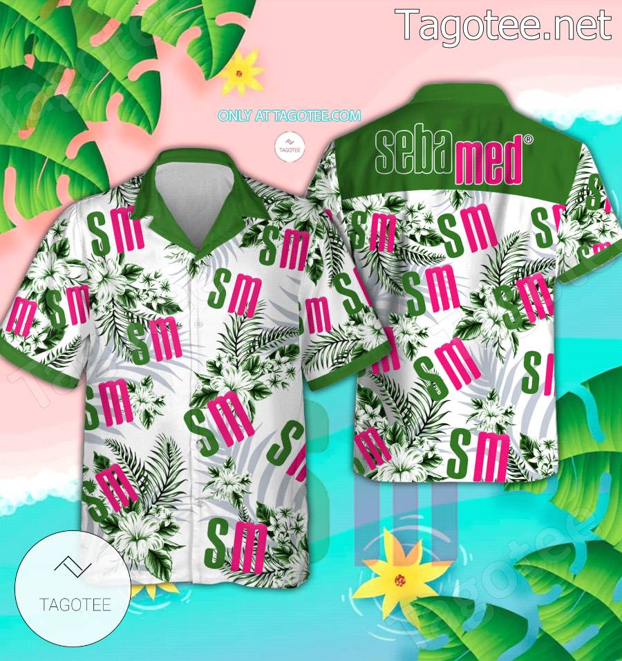 Sebamed Logo Hawaiian Shirt And Shorts - BiShop