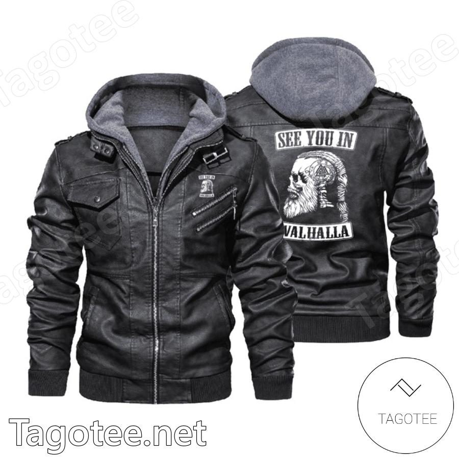 See You In Valhalla Leather Jacket