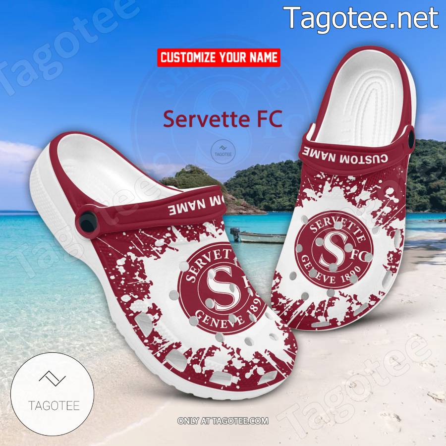 Servette FC Custom Crocs Clogs - BiShop