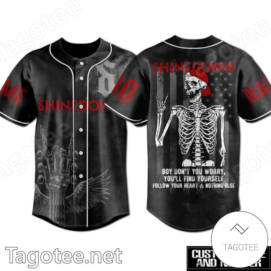 Atlanta Falcons Skull Pattern Custom Name 3D Baseball Jersey Shirt