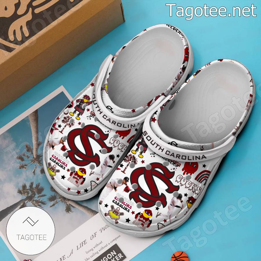 South Carolina Pattern Crocs Clogs - Tagotee