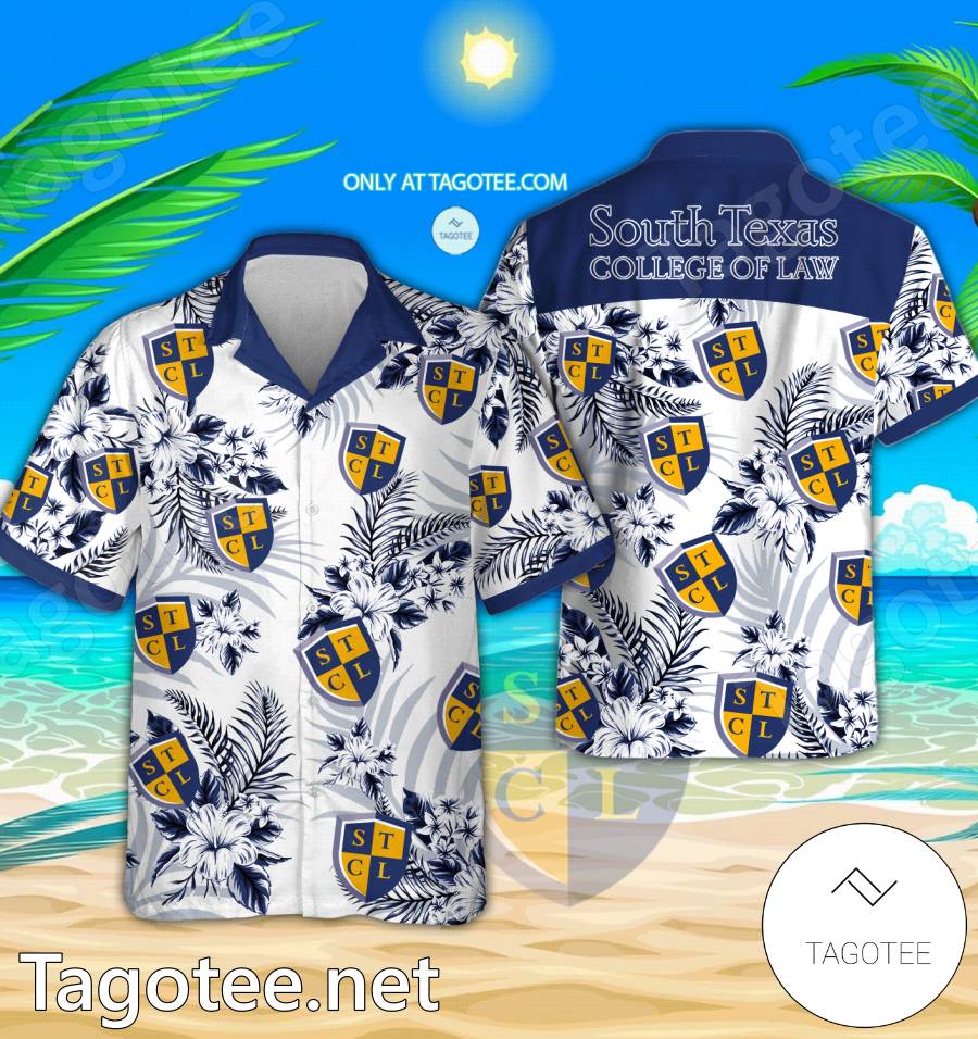 South Texas College of Law Logo Hawaiian Shirt And Shorts - EmonShop