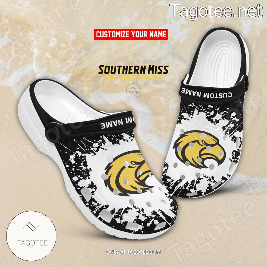 Southern Miss Logo Custom Crocs Clogs - BiShop