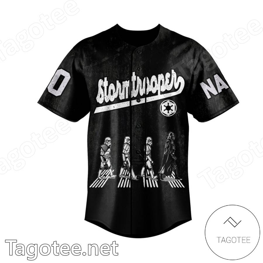 Stormtrooper On Abbey Road Support The Troops Baseball Jersey a
