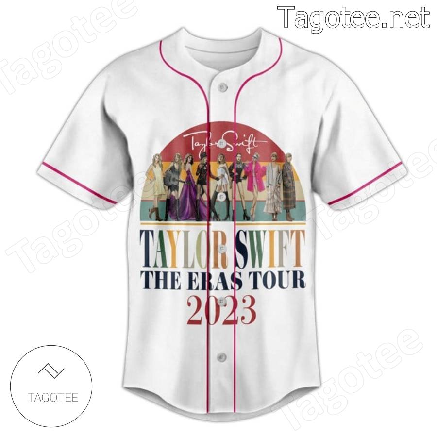 Taylor Swift The Eras Tour 2023 Signature Baseball Jersey a