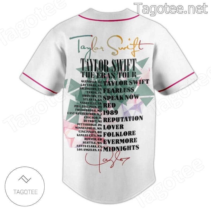 Taylor Swift The Eras Tour 2023 Signature Baseball Jersey b