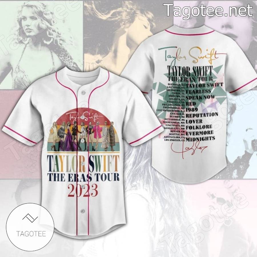 Taylor Swift The Eras Tour 2023 Signature Baseball Jersey