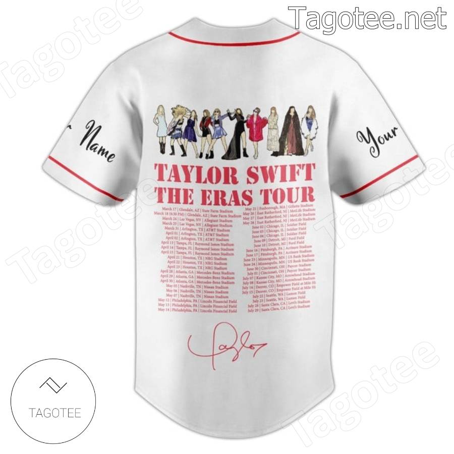 Limited Edition Boston Red Sox Taylor Swift Baseball Jersey - Scesy