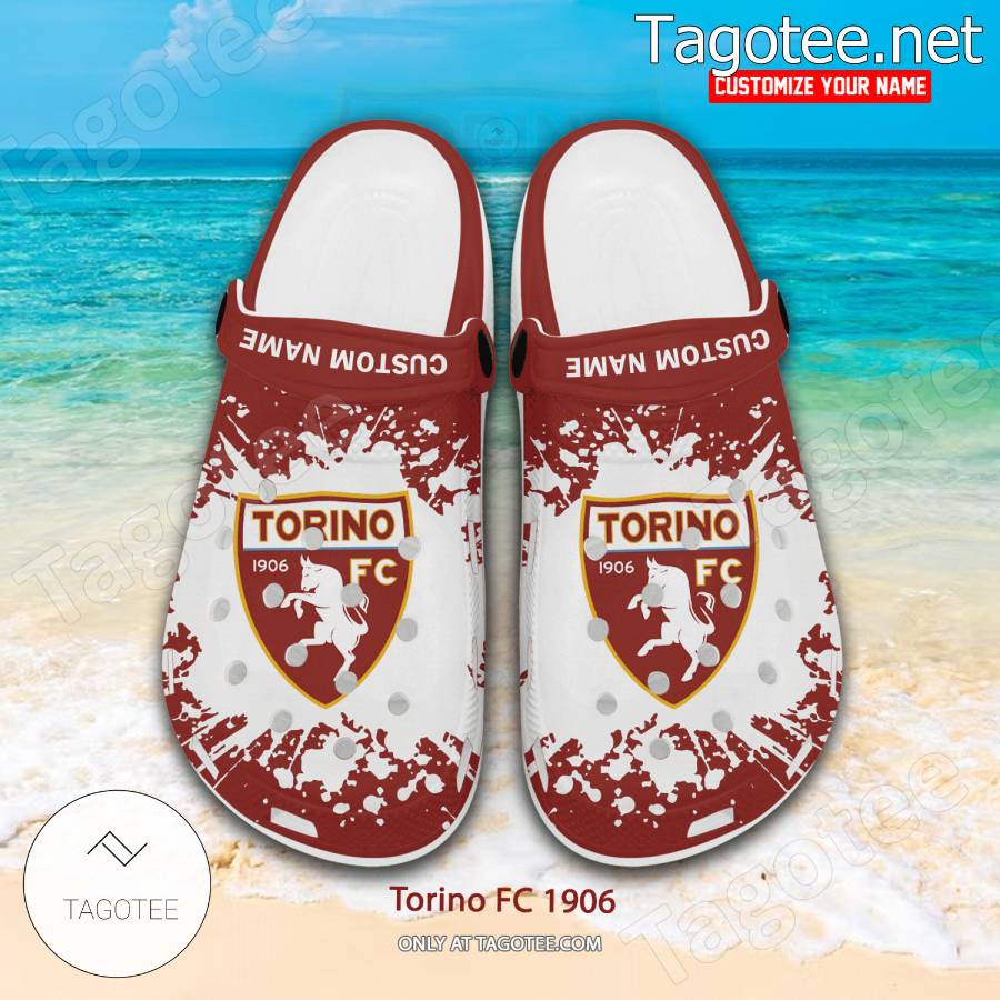 Torino FC 1906 Logo Custom Crocs Clogs - BiShop a