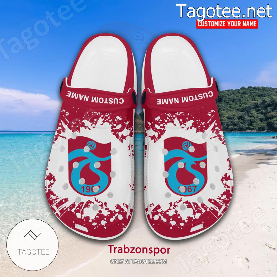 Trabzonspor Logo Custom Crocs Clogs - BiShop a