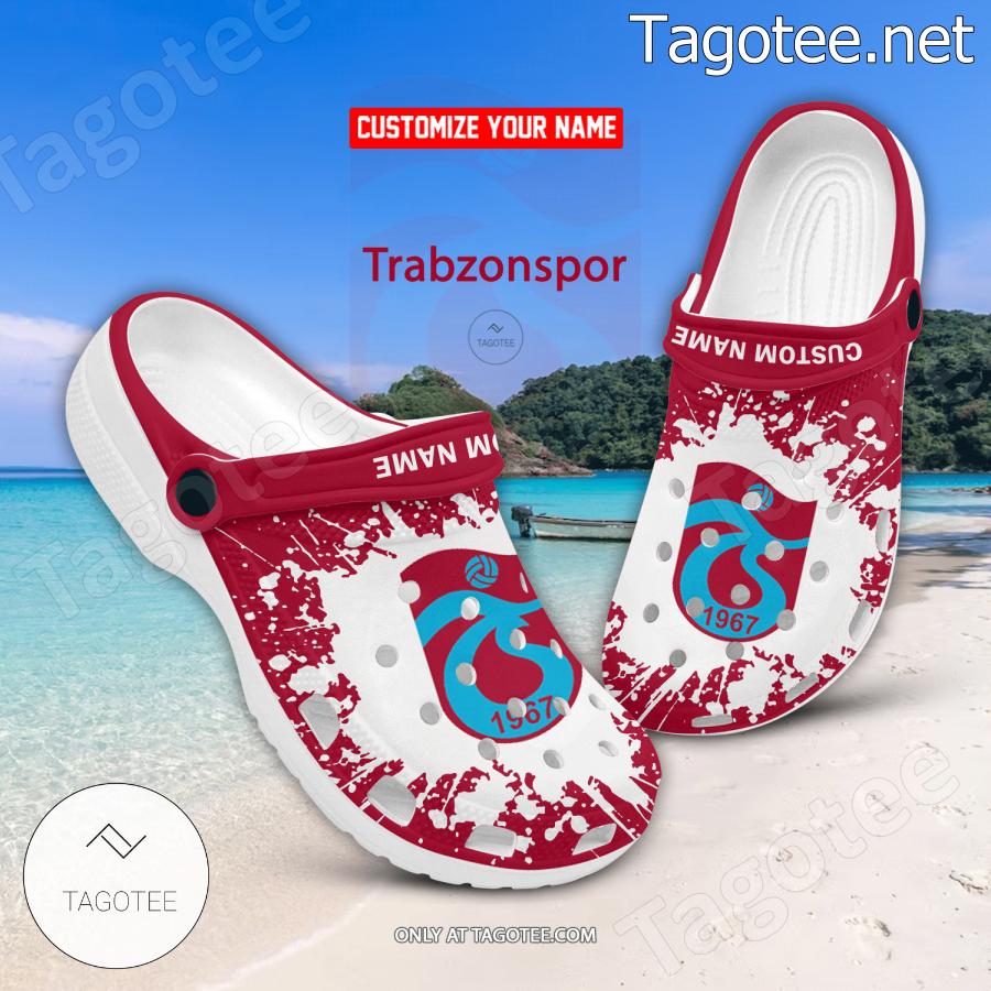 Trabzonspor Logo Custom Crocs Clogs - BiShop