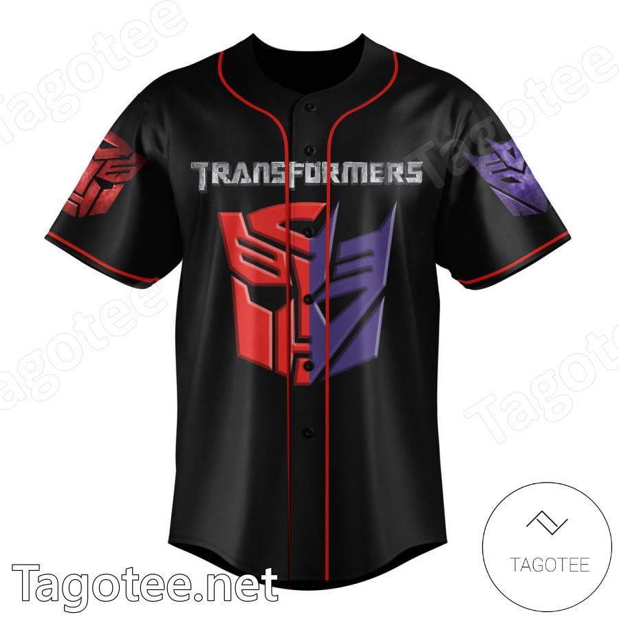 Transformers Personalized Baseball Jersey a