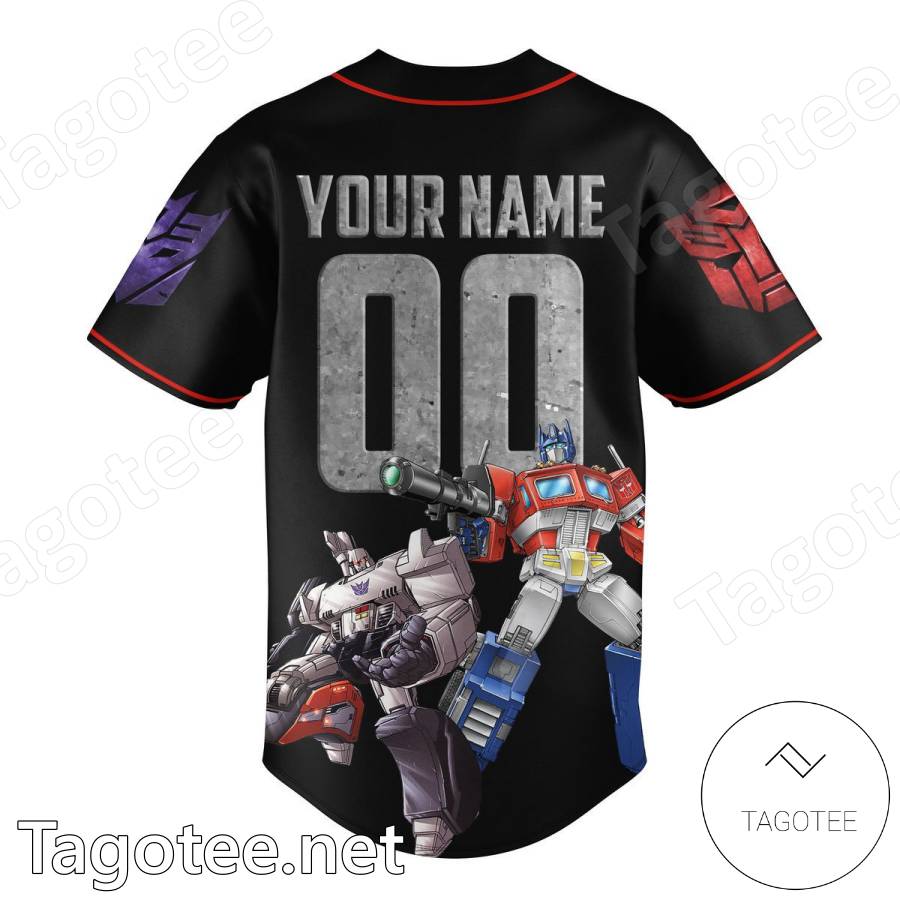 Transformers Personalized Baseball Jersey b
