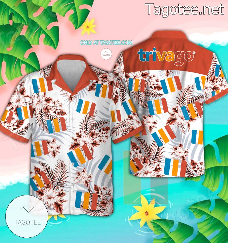 Trivago Germany Logo Hawaiian Shirt And Shorts - BiShop