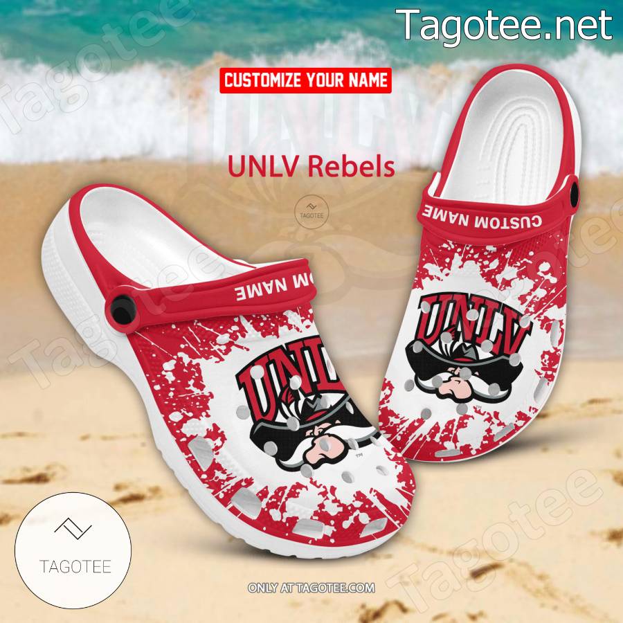 UNLV Rebels Logo Custom Crocs Clogs - BiShop