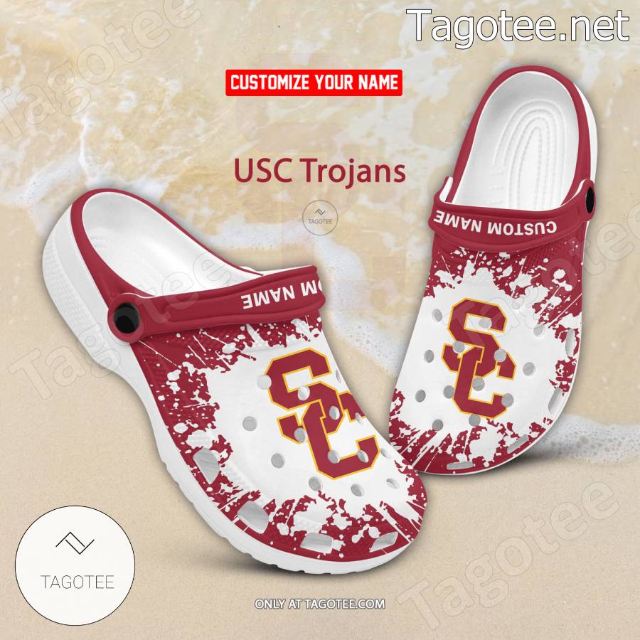 USC Trojans Logo Custom Crocs Clogs - BiShop