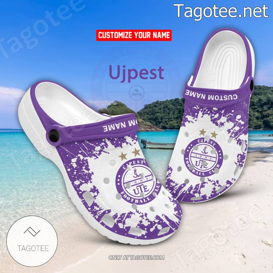 Ujpest Logo Crocs Clogs - BiShop