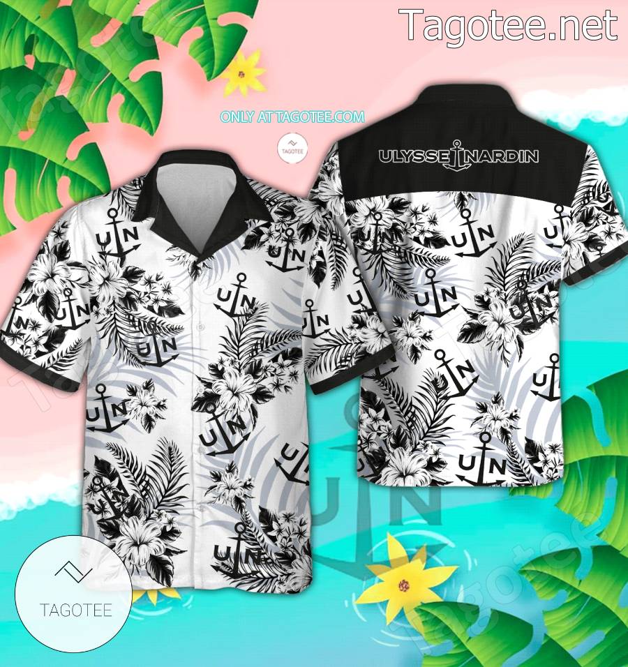 Ulysse Nardin Logo Hawaiian Shirt And Shorts BiShop Tagotee