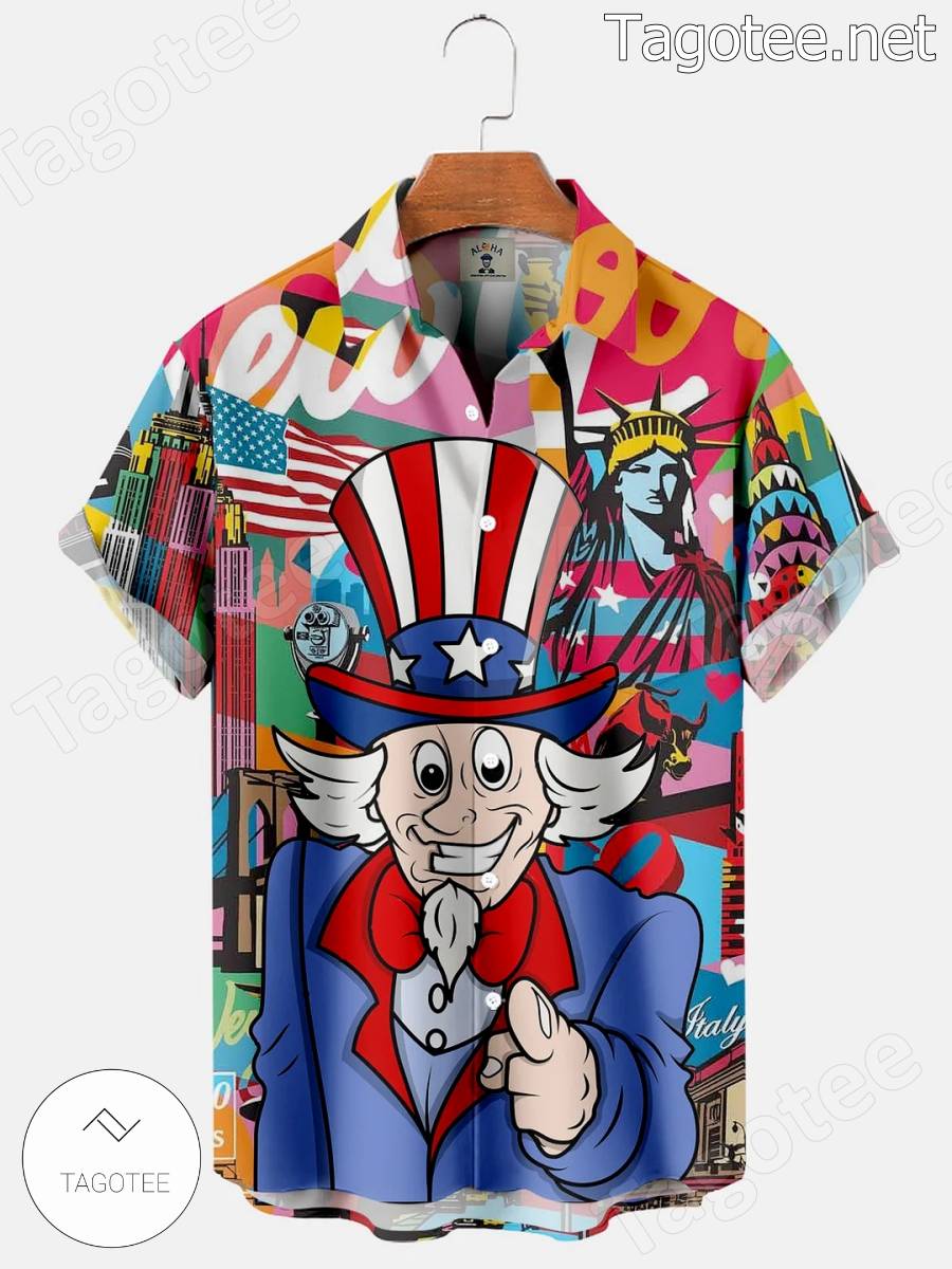 Uncle Sam American Culture Hawaiian Shirt