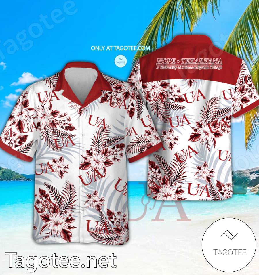 University of Arkansas Community College Hope Logo Hawaiian Shirt And Shorts - EmonShop