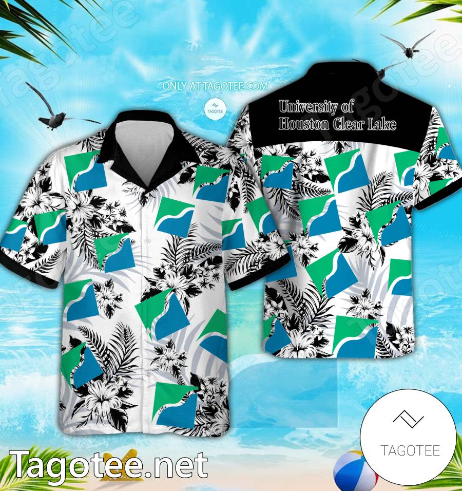 University of Houston-Clear Lake Logo Hawaiian Shirt And Shorts - EmonShop