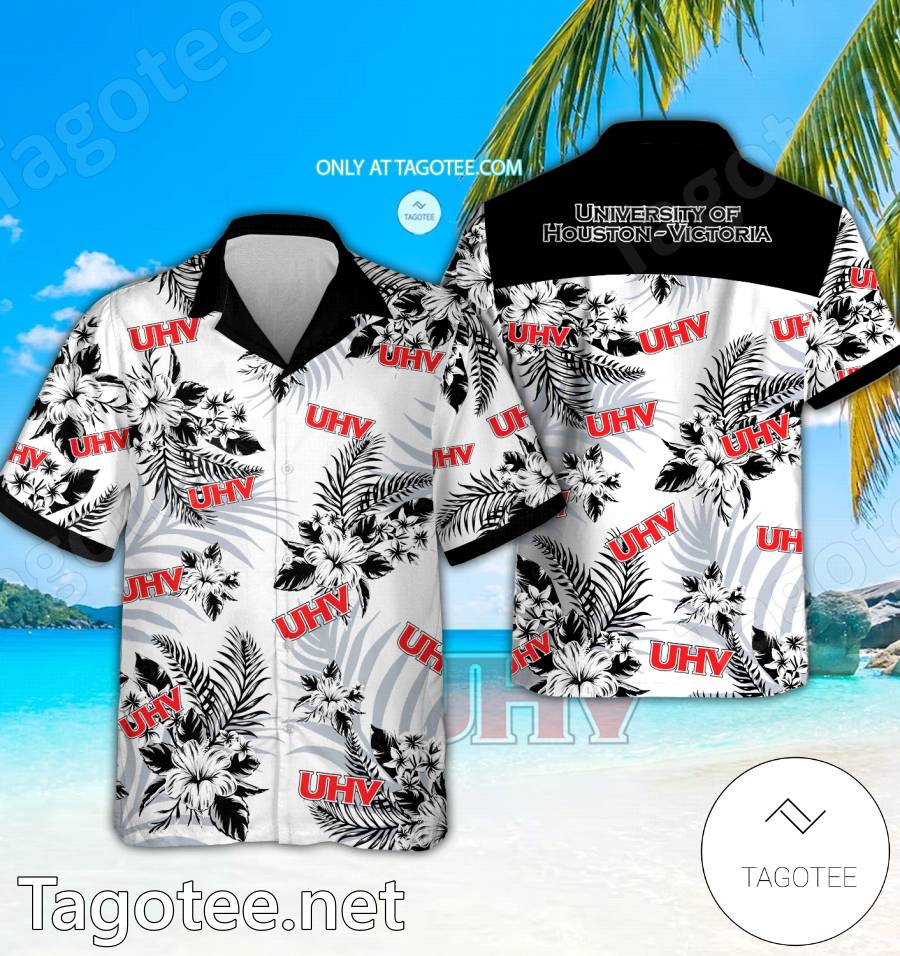 University of Houston–Victoria Logo Hawaiian Shirt And Shorts – EmonShop