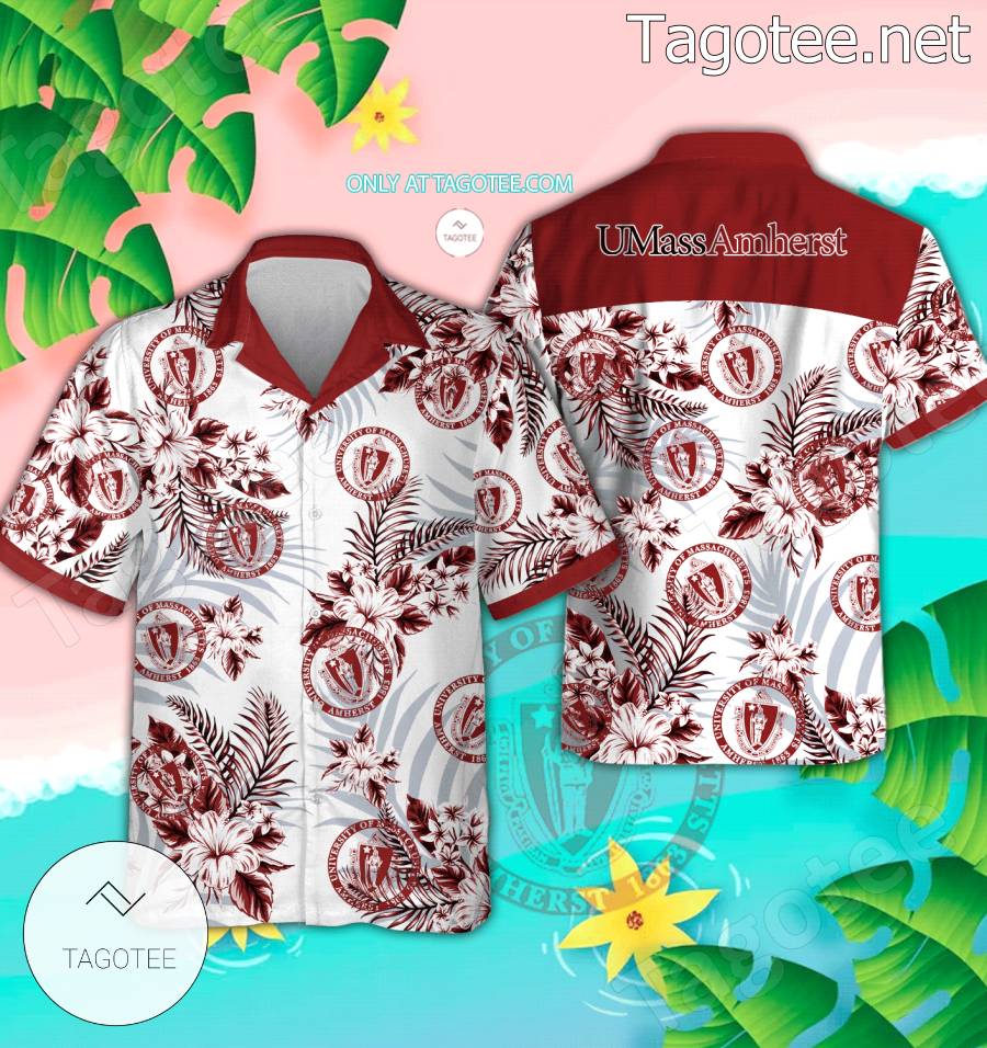 University of Massachusetts-Amherst Hawaiian Shirt And Shorts - BiShop