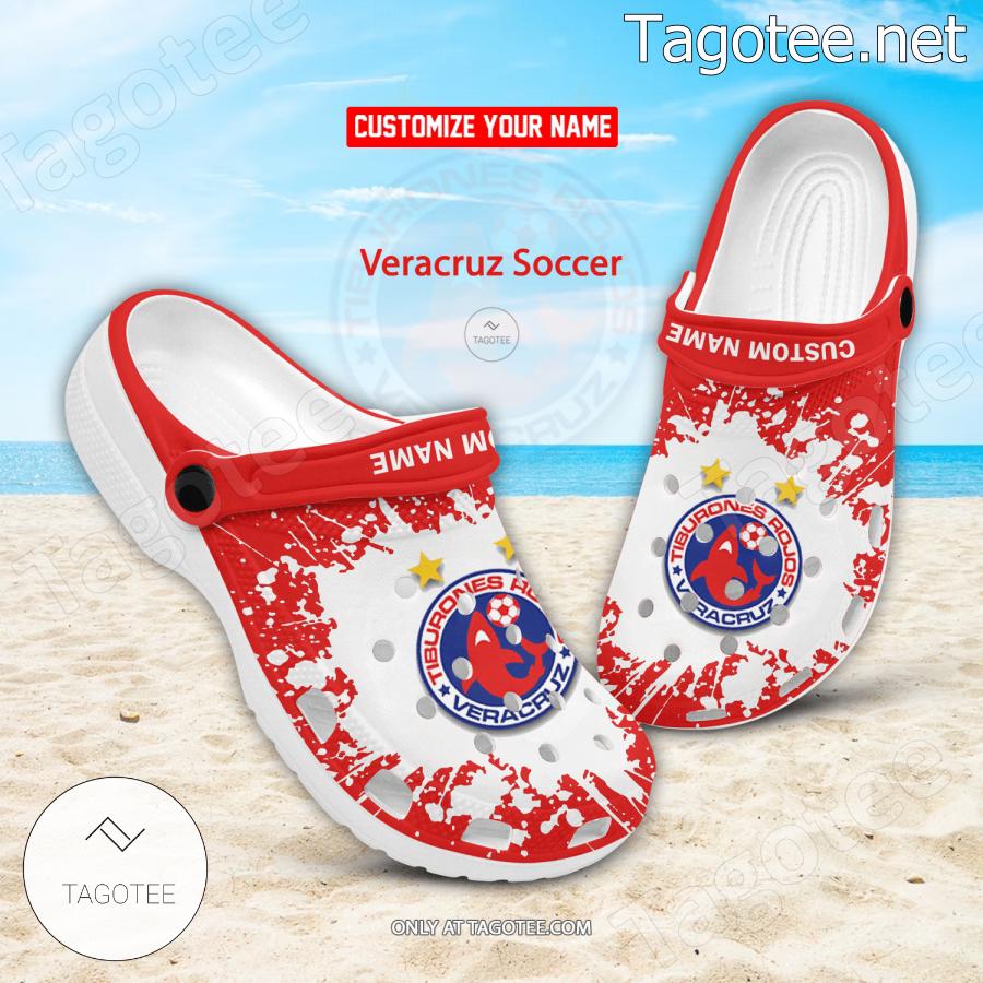Veracruz Soccer Logo Custom Crocs Clogs - BiShop