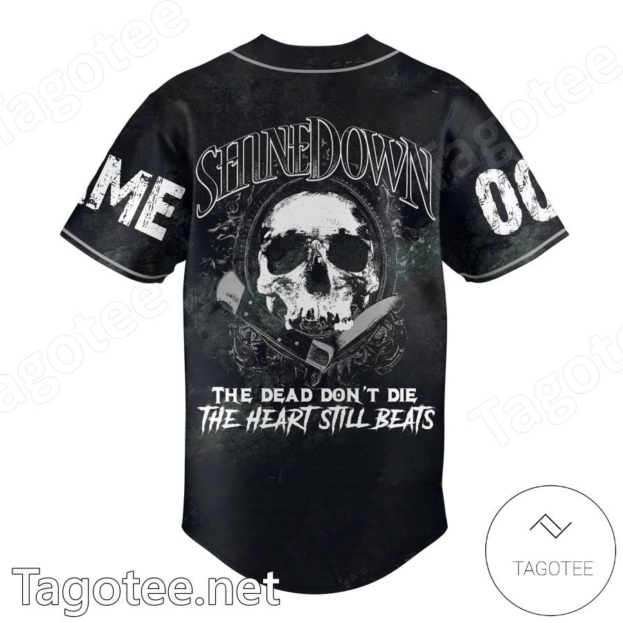 Victory Is All Your Need Shinedown Skull Personalized Baseball Jersey b