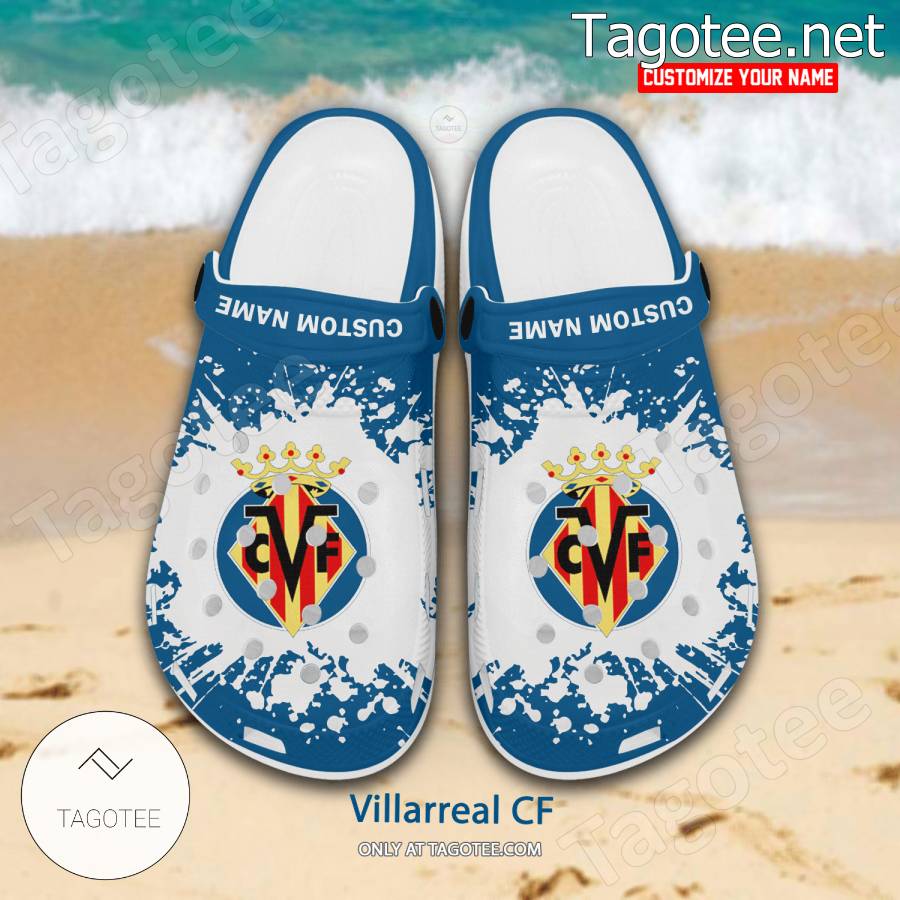 Villarreal CF Custom Crocs Clogs - BiShop a