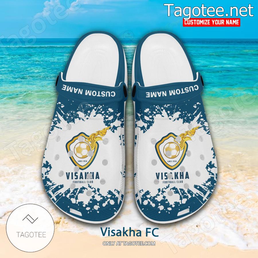 Visakha FC Logo Custom Crocs Clogs - BiShop a
