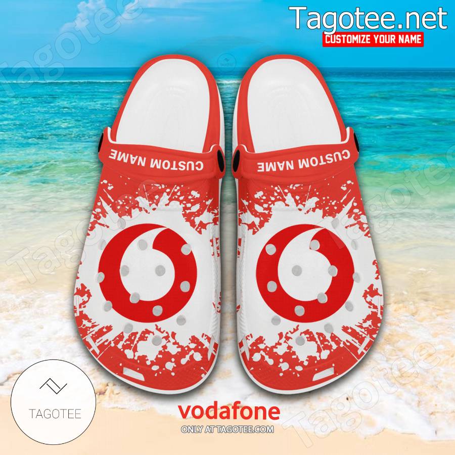Vodafone Logo Crocs Clogs - BiShop a